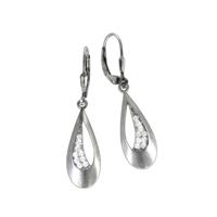 Vivance Ohrhänger »925/- Sterling Silber Zirkonia«