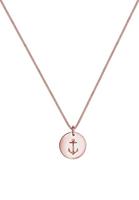 Elli Dames Anker Munt Hanger Maritiem 925 Sterling Zilver