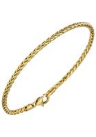 Jobo Goldarmband, Zopfarmband 585 Gold 19 cm