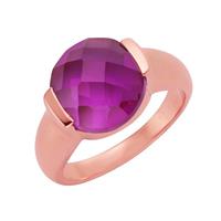 Jamelli Ring »925/- Sterling Silber Quarz (beh)«
