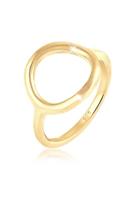 Elli Dames Cirkel Rond Geo Statement in 925 Sterling Zilver