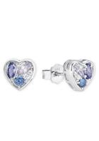 amor Oorbellen voor dames, 925 Sterling zilver, zirkonia synth.
