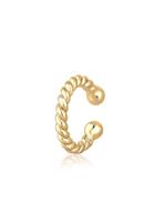 Elli Ohrringe »Single Earcuff Twisted Klemme 925 Silber vergoldet«