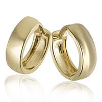 goldmaid Paar Creolen Daily 375/- Gelbgold