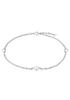 amor Enkelband voor dames, 925 sterling zilver | hartje