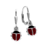 Vivance Ohrhänger »925/- Sterling Silber Marienkäfer«