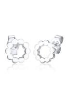 Elli Dames cirkel geo minimaal in 925 sterling zilver