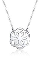 Elli Dames Bloem Bloem in 925 Sterling Zilver Rose Goud Geplateerd