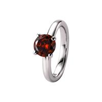 GIORGIO MARTELLO MILANO Silberring »mit braunem Zirkonia, Silber 925«