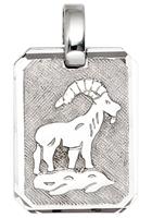 Jobo Sternzeichenanhänger, Sternzeichen Steinbock 925 Silber