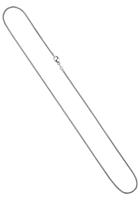 JOBO Kette ohne Anhänger, Zopfkette 585 Weißgold 45 cm 1,2 mm