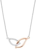 Amor Kette mit Anhänger »Blätter, 2026253«, mit Zirkonia