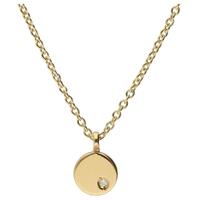 Luigi Merano Goldkette »rund mit Diamant, Gold 585«