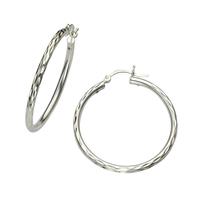 Vivance Creolen »925/- Sterling Silber rhodiniert 35mm«