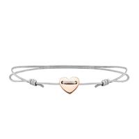 CAÏ Armband »925/- Sterling Silber rotvergoldet Herz«