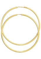 Jobo Paar Creolen, 585 Gold 46 mm