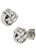 Jobo Paar Ohrstecker, Knoten 925 Silber