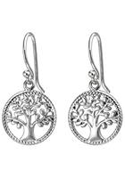 Jobo Paar Ohrhänger »Baum«, 925 Silber