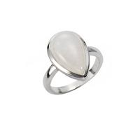 Jamelli Ring »925/- Sterling Silber rhodiniert mit Rainbow-Monds«