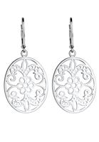 Elli Oorbellen Ornament bloemen oosterse filigraan 925 zilver