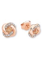 amor Oorbellen voor dames, 925 Sterling zilver, zirkonia synth.