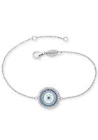 Engelsrufer Silberarmband »LUCKY EYE SILBER, ERB-EYE-ZIM«, mit Zirkonia und Emaille