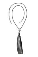 COLLEZIONE ALESSANDRO Lange Kette »Gesa«, mit Quaste aus Lederimitat