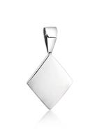 Nenalina Dames Vierkante Hanger Geo in 925 Sterling Zilver