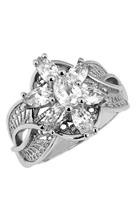 Der Herr der Ringe Fingerring »Arwens Abendstern Filigran, 20003787«, Made in Germany - mit Zirkonia (synth)