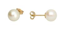 Vivance Paar Ohrstecker »Perlenohrstecker«, Akoyaperle 7mm