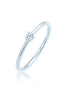 Diamore Diamantring »Verlobung Solitär Diamant (0.03 ct) 585 Weißgold«