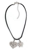 Allgäu Rebell Kette mit Anhänger »Cosima«, mit Herz und Edelweiss