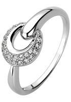 Jobo Fingerring, 925 Silber mit 25 Zirkonia
