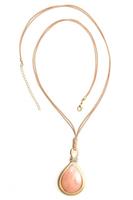 COLLEZIONE ALESSANDRO Lange Kette »Rosa«, mit großem Schmuckstein