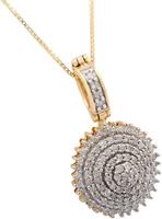 Firetti Ketting met hanger Glamoureus rond met diamanten