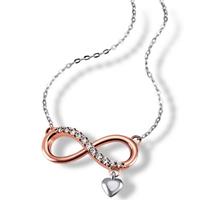 goldmaid Collier Unendlich 925/- Sterlingsilber 11Zirkonia