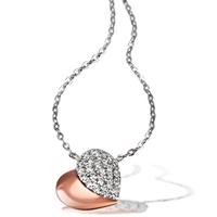 goldmaid Collier 925/- Sterlingsilber 26 weiße Zirkonia