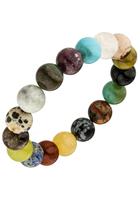 Jobo Armband, mit bunten Edelsteinen 19 cm