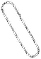 Jobo Kette ohne Anhänger, Figarokette Edelstahl 50 cm 7,4 mm