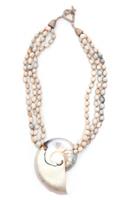 COLLEZIONE ALESSANDRO Kette mit Anhänger »Arielle«, Mit Nautillus-Muschel Anhänger