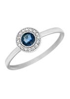 Firetti Fingerring »zeitlos«, mit Saphir und Brillanten