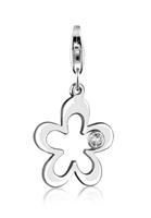 Nenalina Blumen-Anhänger Zirkonia Kristalle 925 Silber