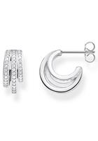 Thomas Sabo Paar Creolen »Ringe silber, CR652-051-14«, mit Zirkonia