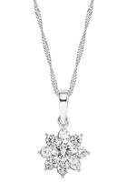 Amor Kette mit Anhänger »Blüte, 9238798«, mit Zirkonia