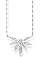 Thomas Sabo Kette mit Anhänger »Blätter silber, KE1949-051-14-L45v«, mit Zirkonia