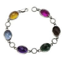 Jamelli Armschmuck »925/- Sterling Silber rhodiniert Quarz«