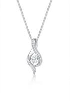 Elli Dames Oneindigheidssymbool Zirkonia Amoureux in 925 Sterling Zilver Wit