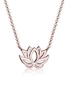 Elli Dames Hanger Lotusbloem in 925 Sterling Zilver
