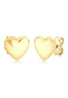 Elli Dames Stud Hart Motief Trend in 925 Sterling Zilver