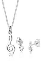 Elli Schmuckset »Notenschlüssel Musik Sterling Silber«